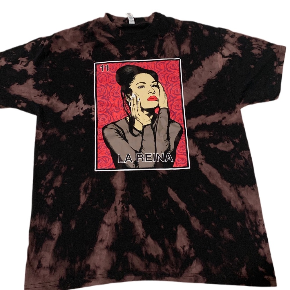 Selena la reina loteria tie dye T-shirt unisex